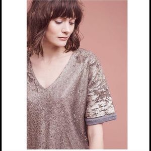 Deletta Sequin Top NWT